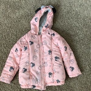 Toddler girls size 4t heavy Minnie Mouse jacket